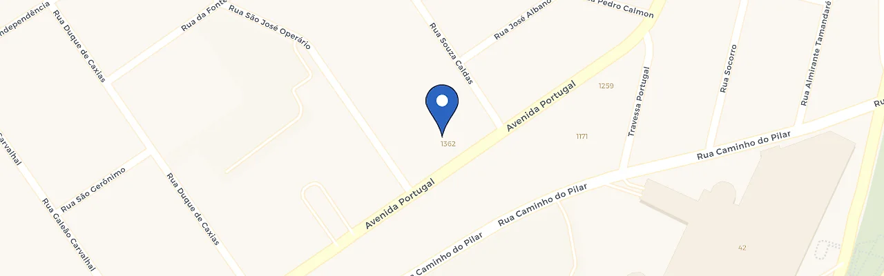 Mapa da estação Coco Bambu Santo André