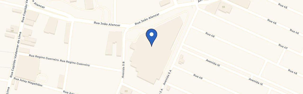Mapa da estação North Shopping Maracanaú