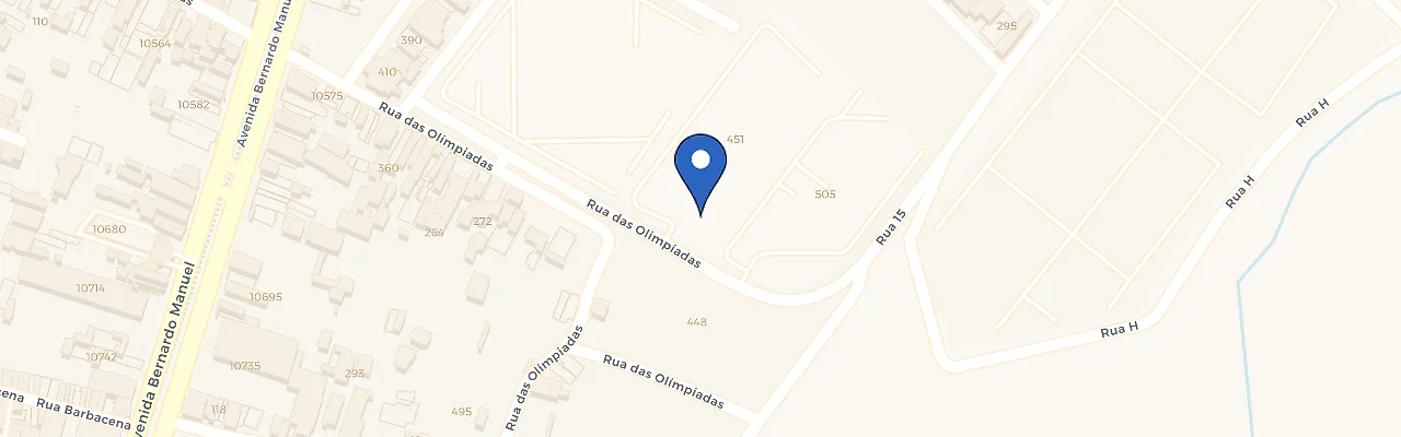 Mapa da estação Residencial Torino