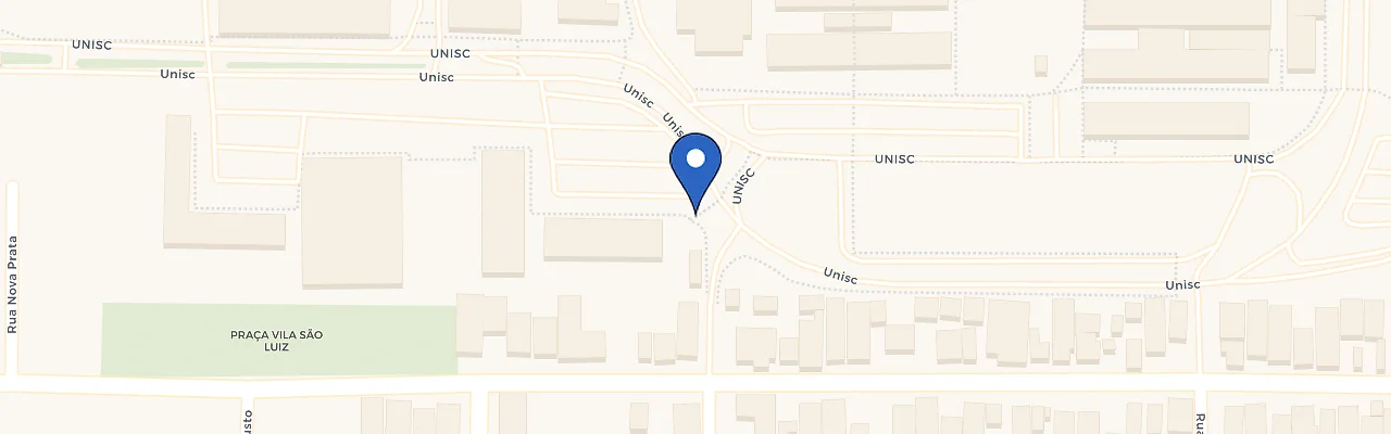 Mapa da estação Unisc Universidade