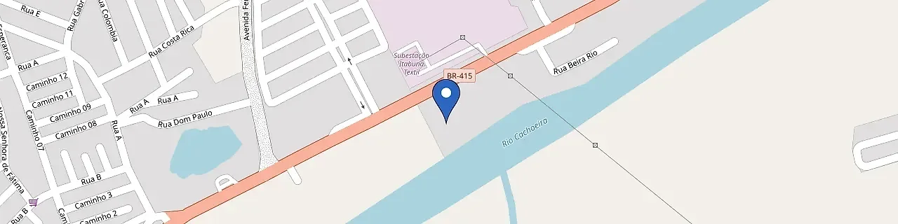 Mapa da estação Hotel Pousada Itajuípe