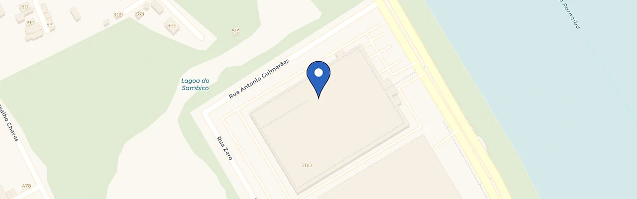 Mapa da estação BR Super Carga - Cocais Shopping Timon