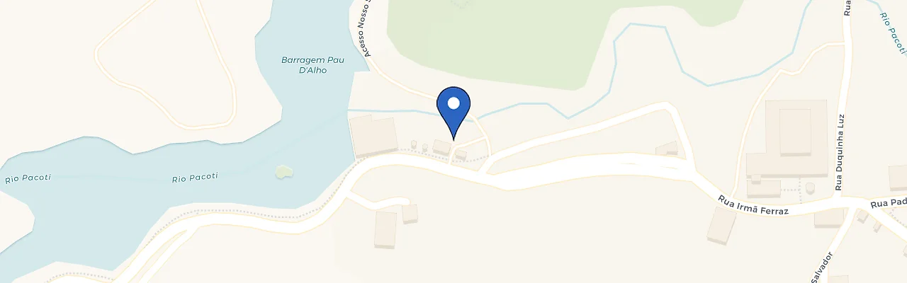 Mapa da estação Hotel Chalé Nosso Sítio