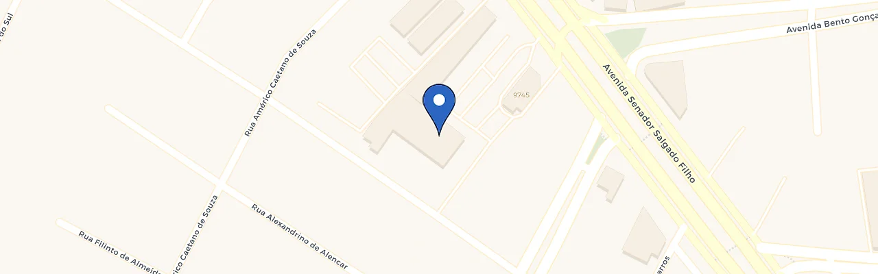 Mapa da estação Supermercado Baita Super