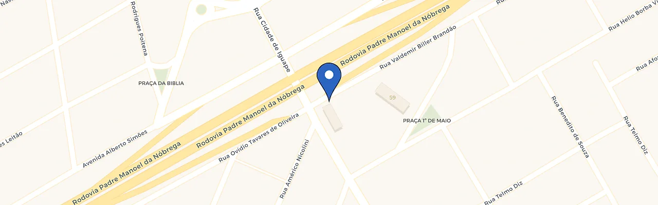 Mapa da estação Posto BR