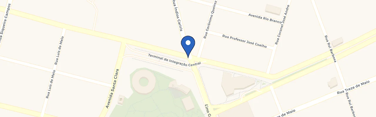Mapa da estação Campina Grande