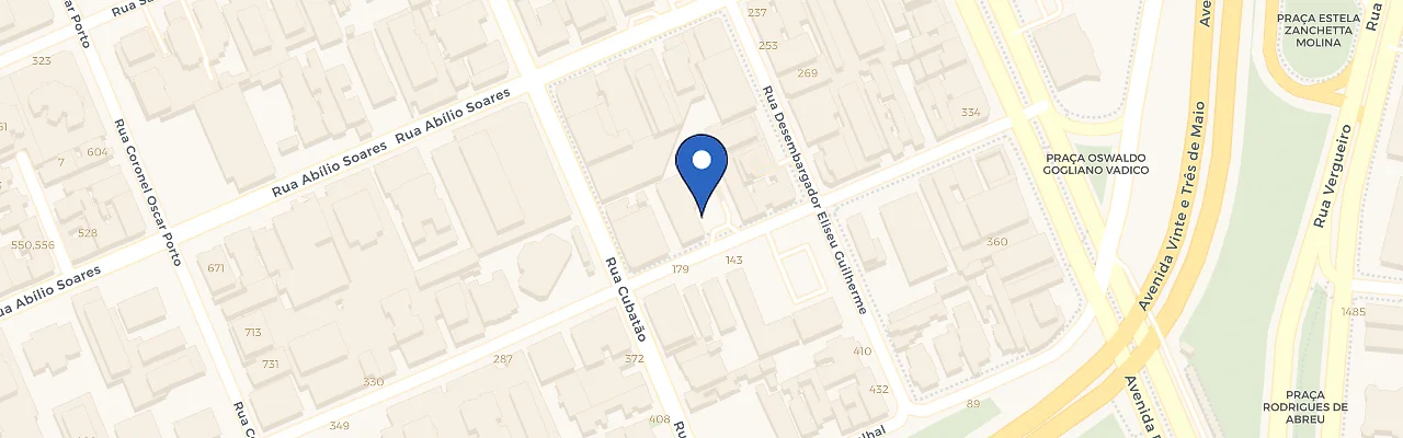 Mapa da estação Hotel Tryp São Paulo Paraíso