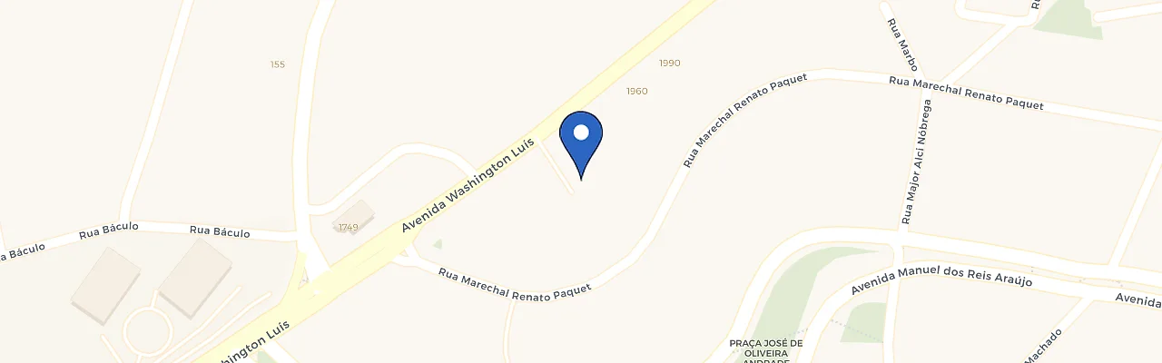 Mapa da estação Zon (SP) - Madero - Santo Amaro