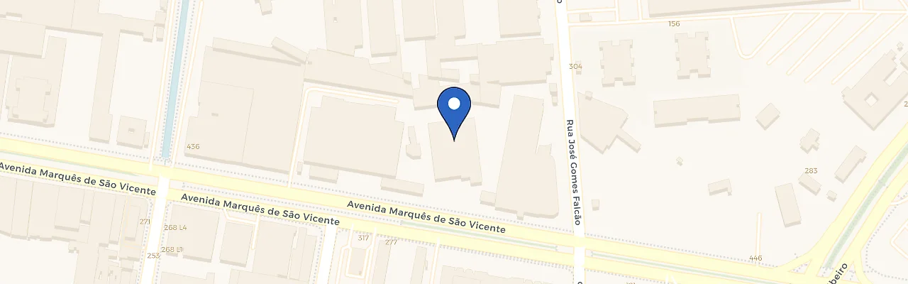 Mapa da estação Think Business Center