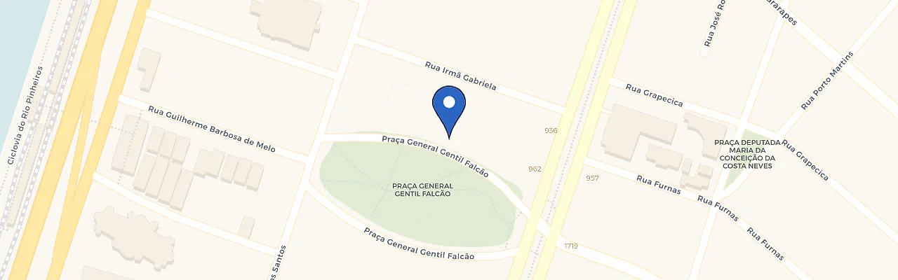 Mapa da estação Centro Empresarial João Domingues De Araujo