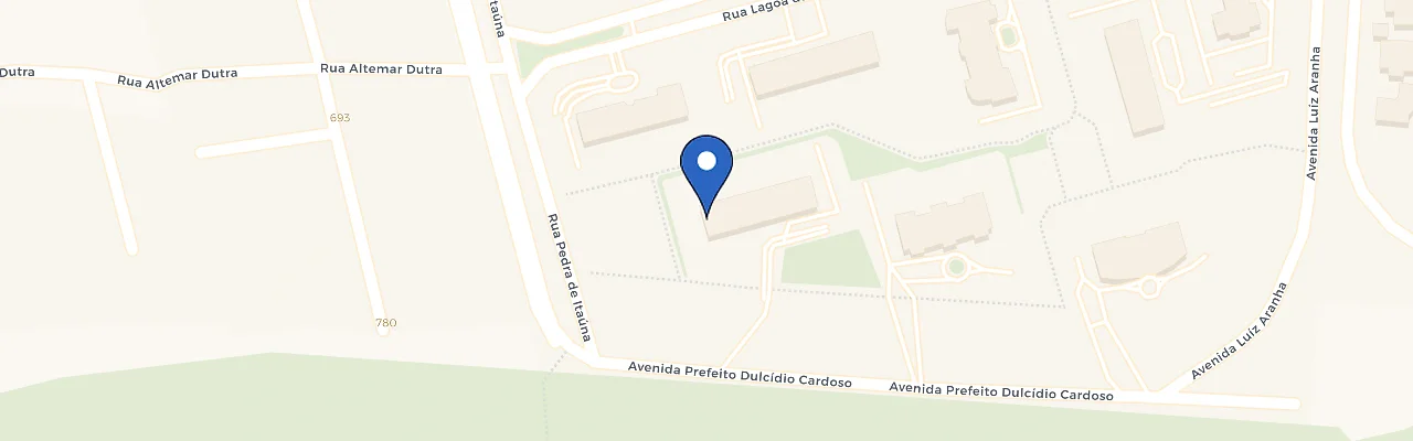 Mapa da estação Edifício Praia De Itaúna