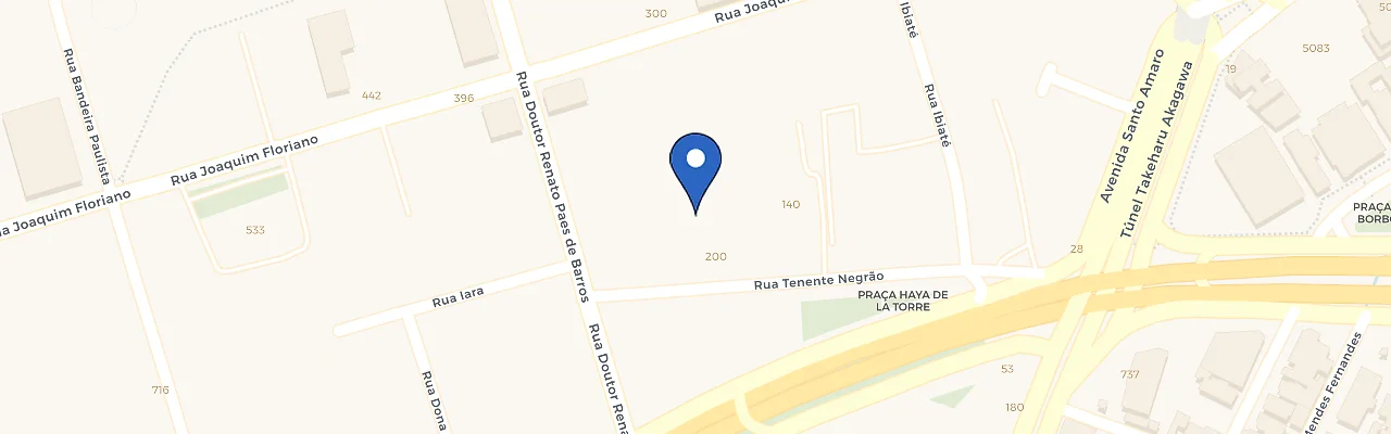 Mapa da estação Grand Mercure Itaim Bibi