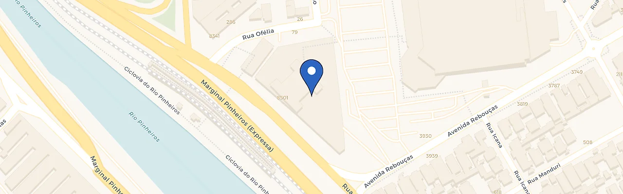 Mapa da estação Edifício Eldorado Business Tower