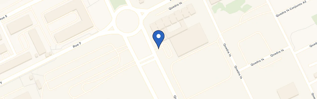 Mapa da estação Sobradinho Shopping