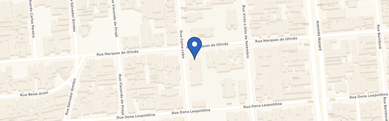 Mapa da estação Power2Go - Cond. Marquez Alto Ipiranga