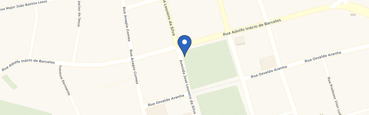 Mapa da estação Rua Coberta De Gravataí