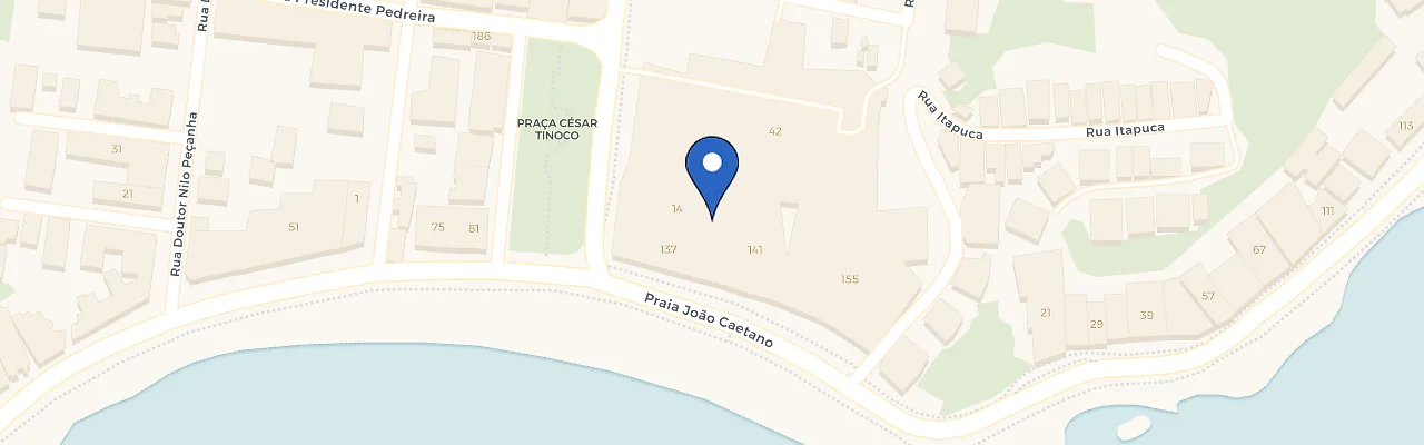 Mapa da estação H Niterói Hotel