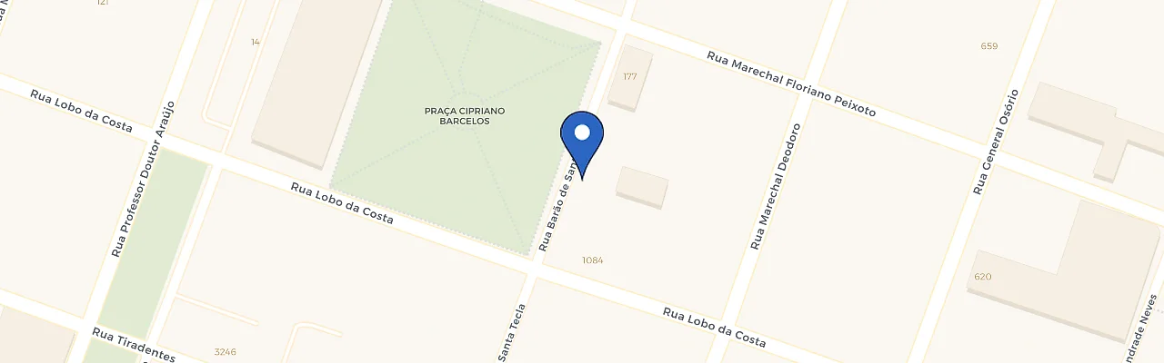 Mapa da estação Aptos Pernoite