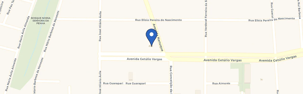 Mapa da estação Posto Atlântica