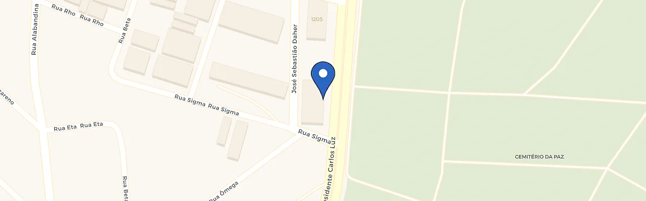 Mapa da estação Byd Carlos Luz