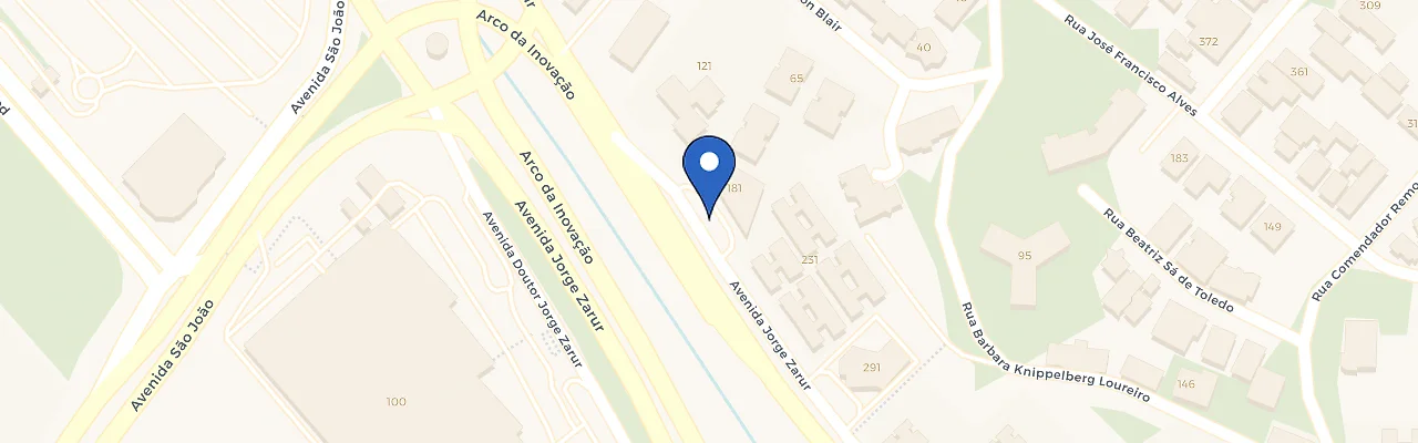 Mapa da estação Audi Center Vale SJC