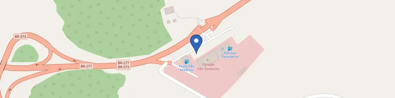 Mapa da estação Restaurante Três Pinheiros