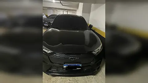 Foto de um Ford Mustang Mach-E