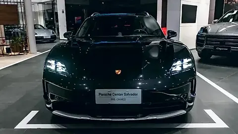 Foto de um porsche taycan