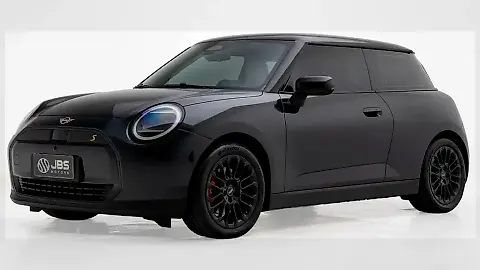 Foto de um mini cooper se