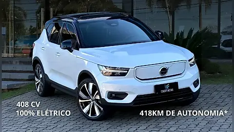 Foto de um volvo xc40 recharge