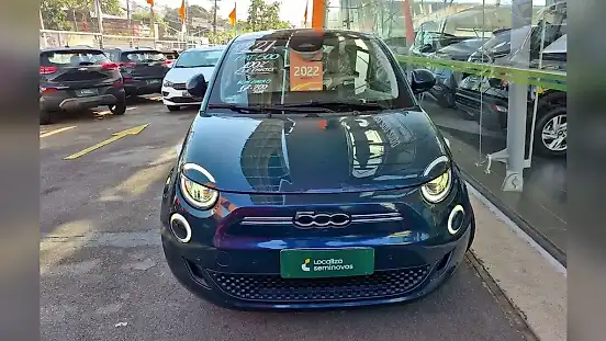 Foto de um fiat 500e