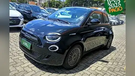 Foto de um fiat 500e