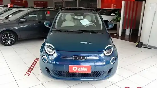 Foto de um fiat 500e