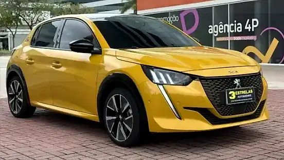 Foto de um peugeot e-208
