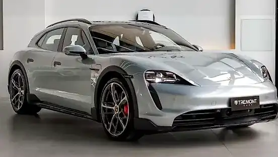 Foto de um porsche taycan