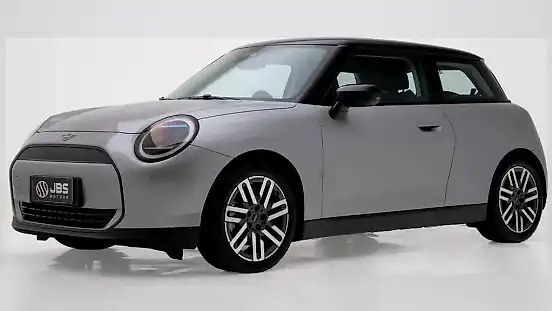 Foto de um mini cooper se