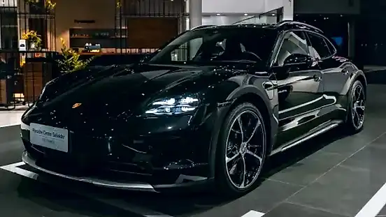 Foto de um porsche taycan