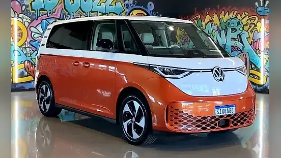 Foto de um volkswagen id. buzz