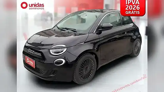 Foto de um fiat 500e