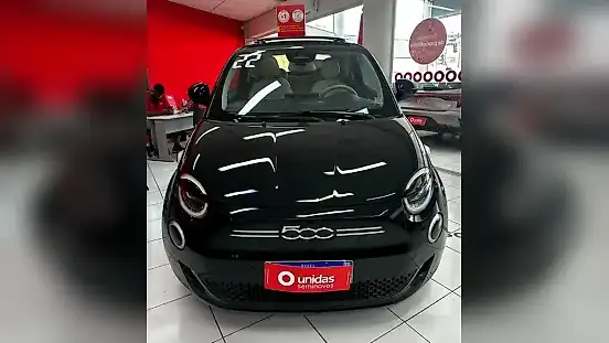 Foto de um fiat 500e