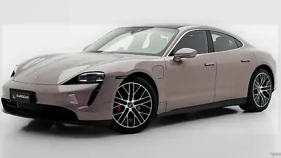 Foto de um porsche taycan