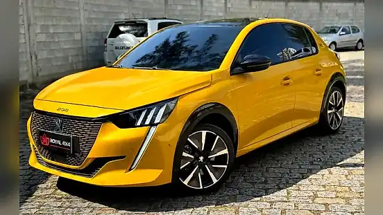 Foto de um peugeot e-208