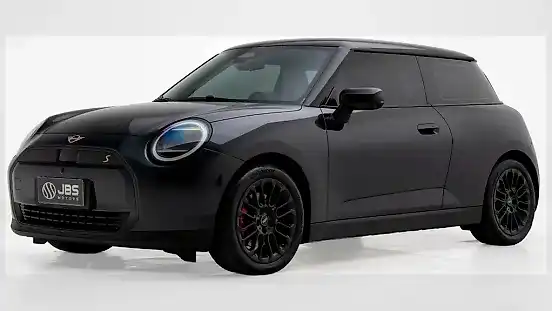 Foto de um mini cooper se