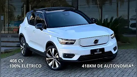 Foto de um volvo xc40 recharge