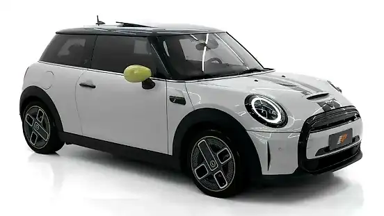 Foto de um mini cooper se