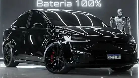 Foto de um tesla model x