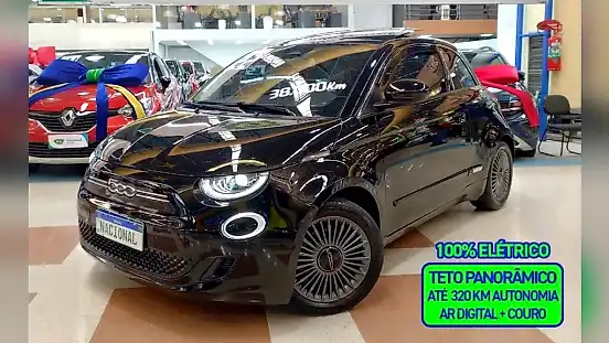 Foto de um fiat 500e