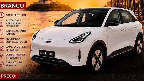 Foto de um geely ex2