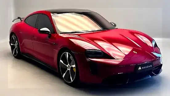 Foto de um porsche taycan