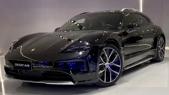 Foto de um porsche taycan
